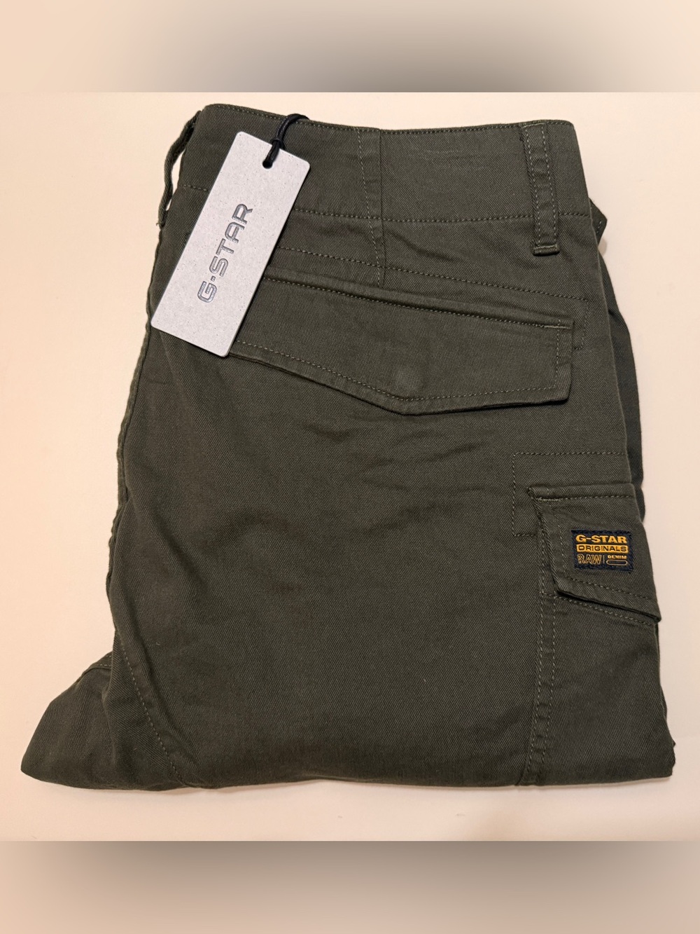 G-Star Dark Bronze Green Cargo Tapered Pants(brand new)